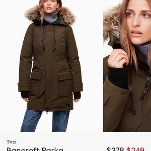 Tna Bancroft parka. Size Small.